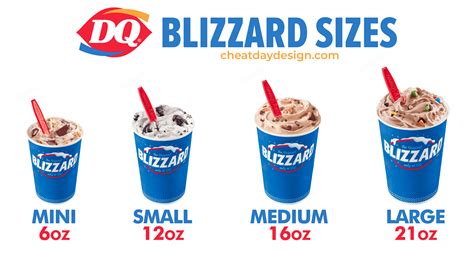 dairy queen shake sizes.